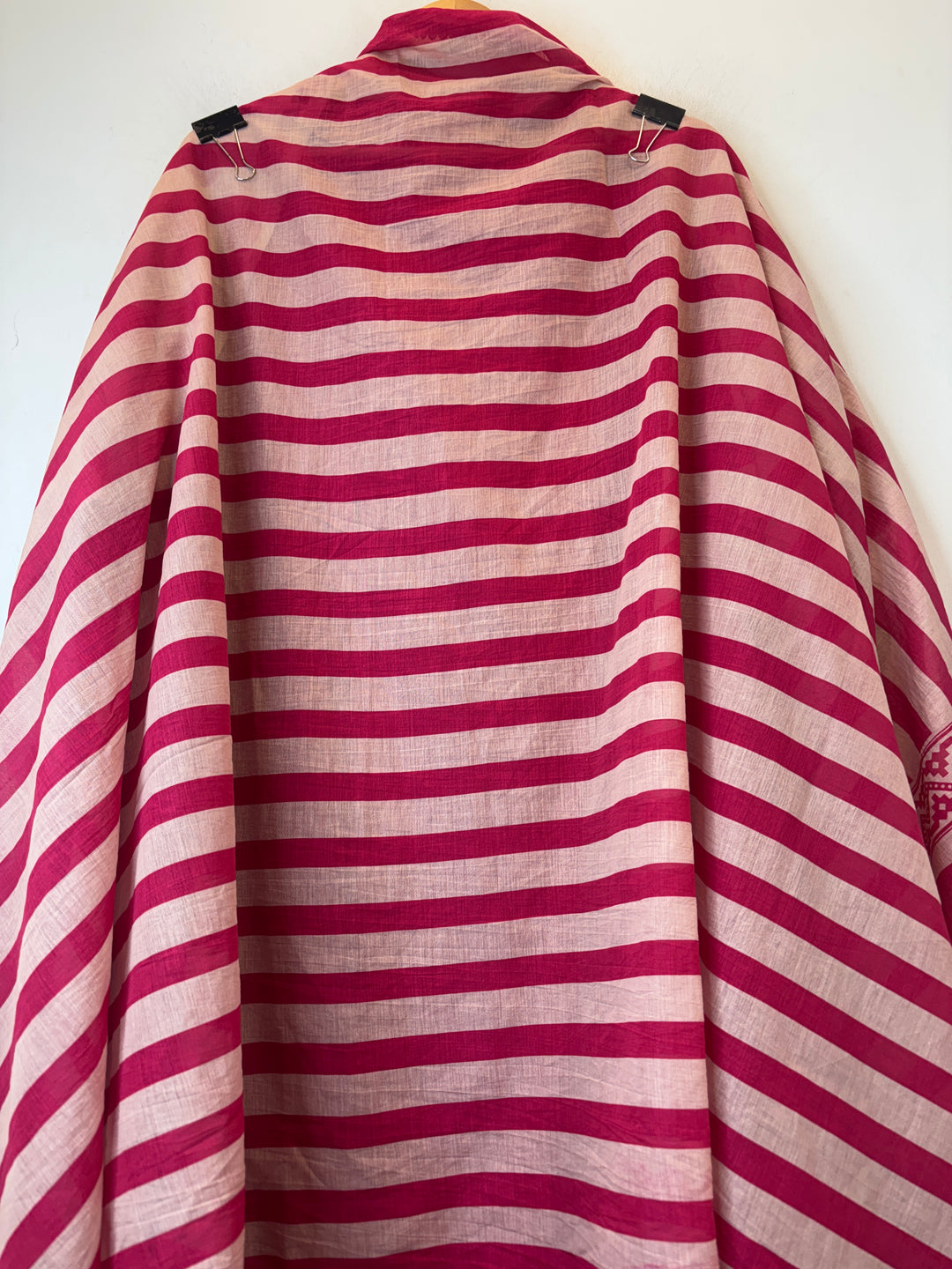 Polka – Maroon Mul Cotton Polka Lace Suit