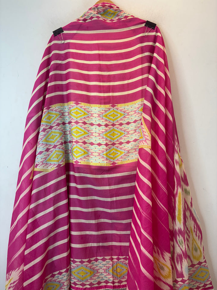 Ikshita – Fuchsia Pink Mul Cotton Printed Suit
