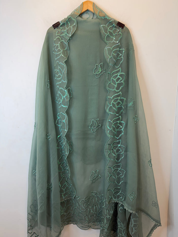 Zarelle – Chiffon Organza Handwork Suit