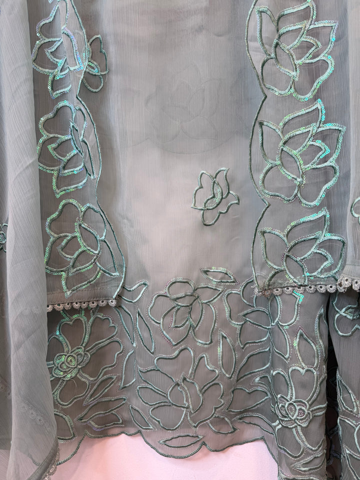 Zarelle – Chiffon Organza Handwork Suit