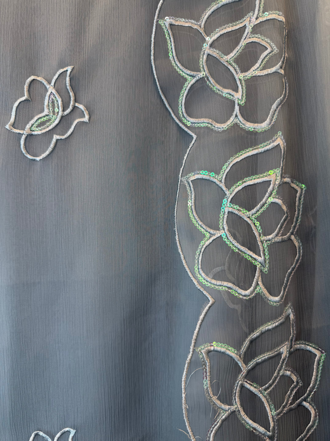 Zarelle – Blue Chiffon Organza Handwork Suit
