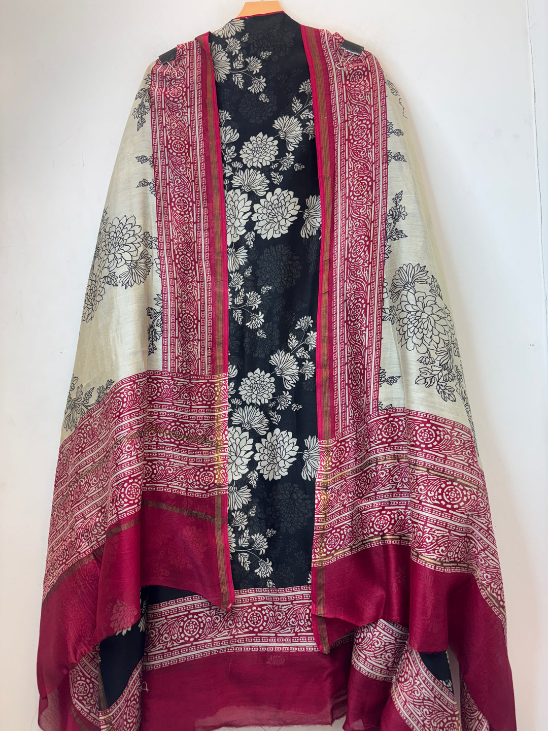 Maheshwari Printed Unstitched Suit Set DBPY4