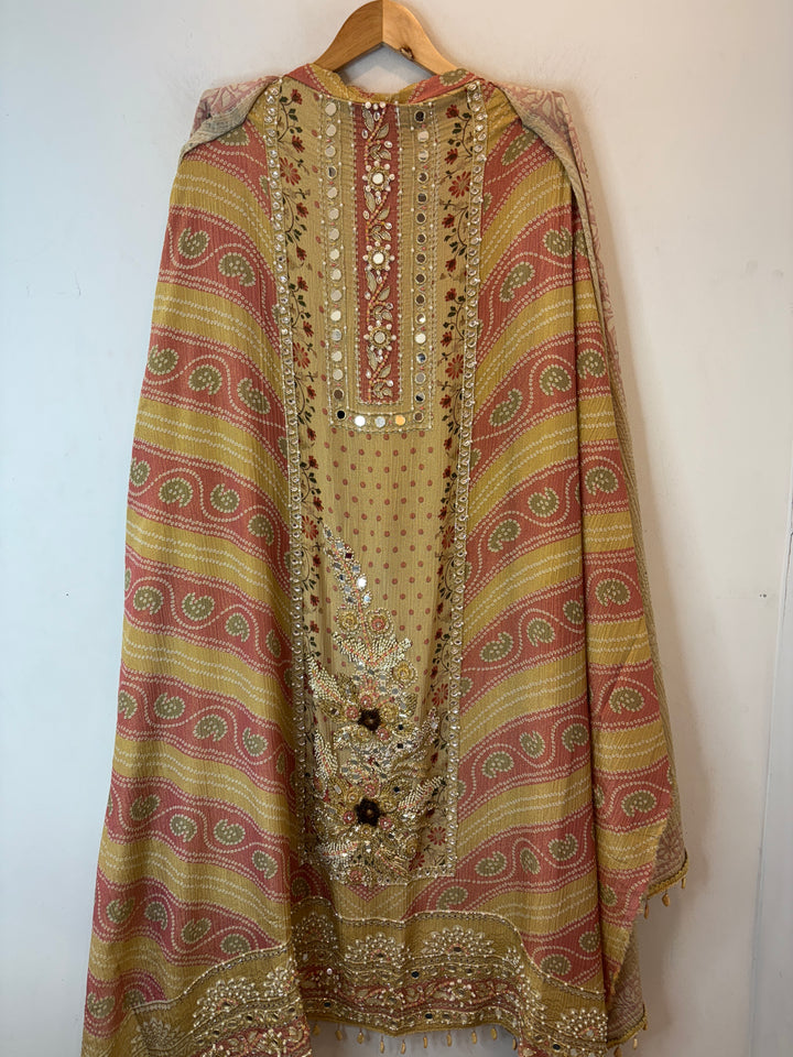 Zareen – Tissue Handcrafted Suit