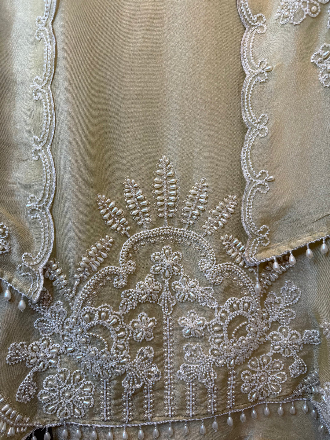 Zareeva – Yellow Pearl &amp; Cutdana Heavy Handwork Suit