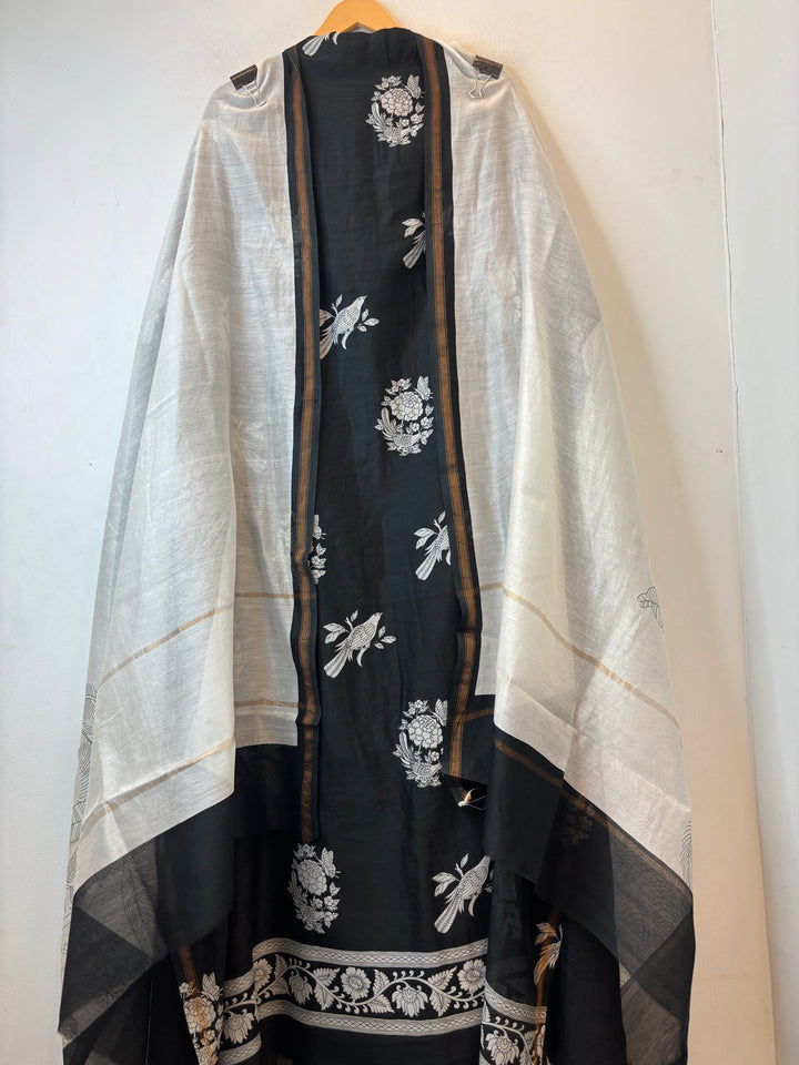 Maheshwari Printed Unstitched Suit Set DBPN303