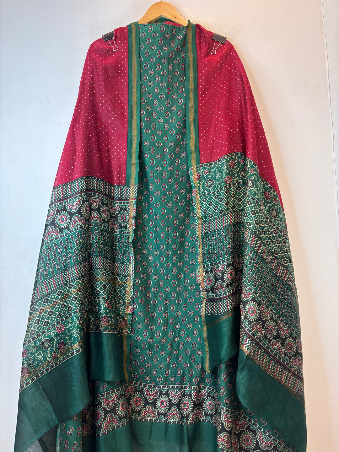 Maheshwari Printed Unstitched Suit Set DBPM502