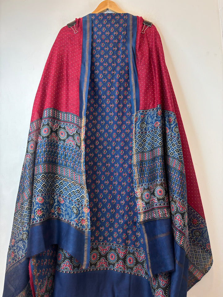 Maheshwari Printed Unstitched Suit Set DBPM503