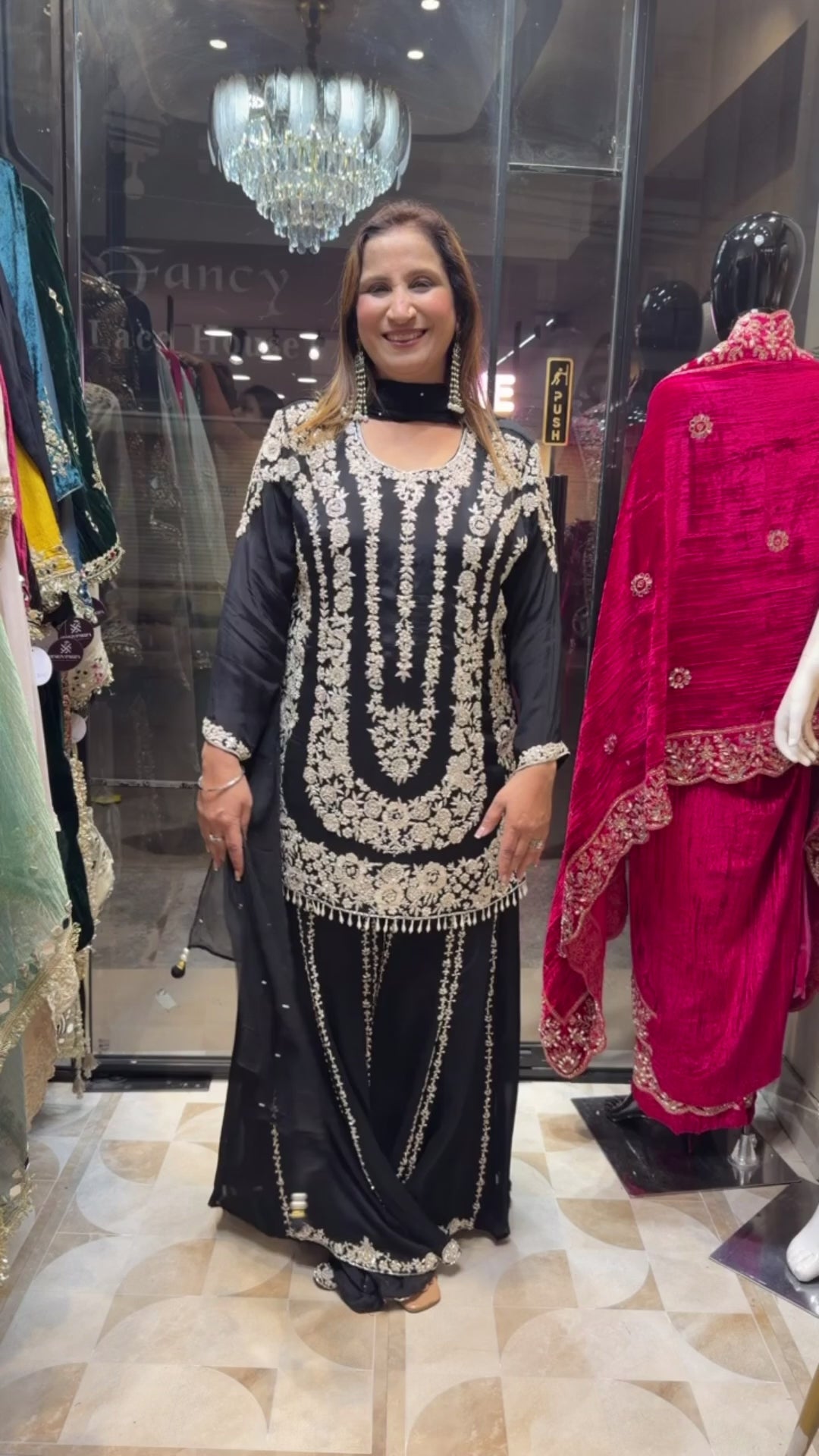 Zehara – Chinon Handwork Sharara Set