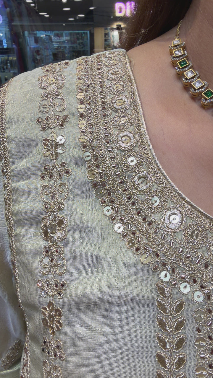 Zareeva – Tissue Zari Sharara Set