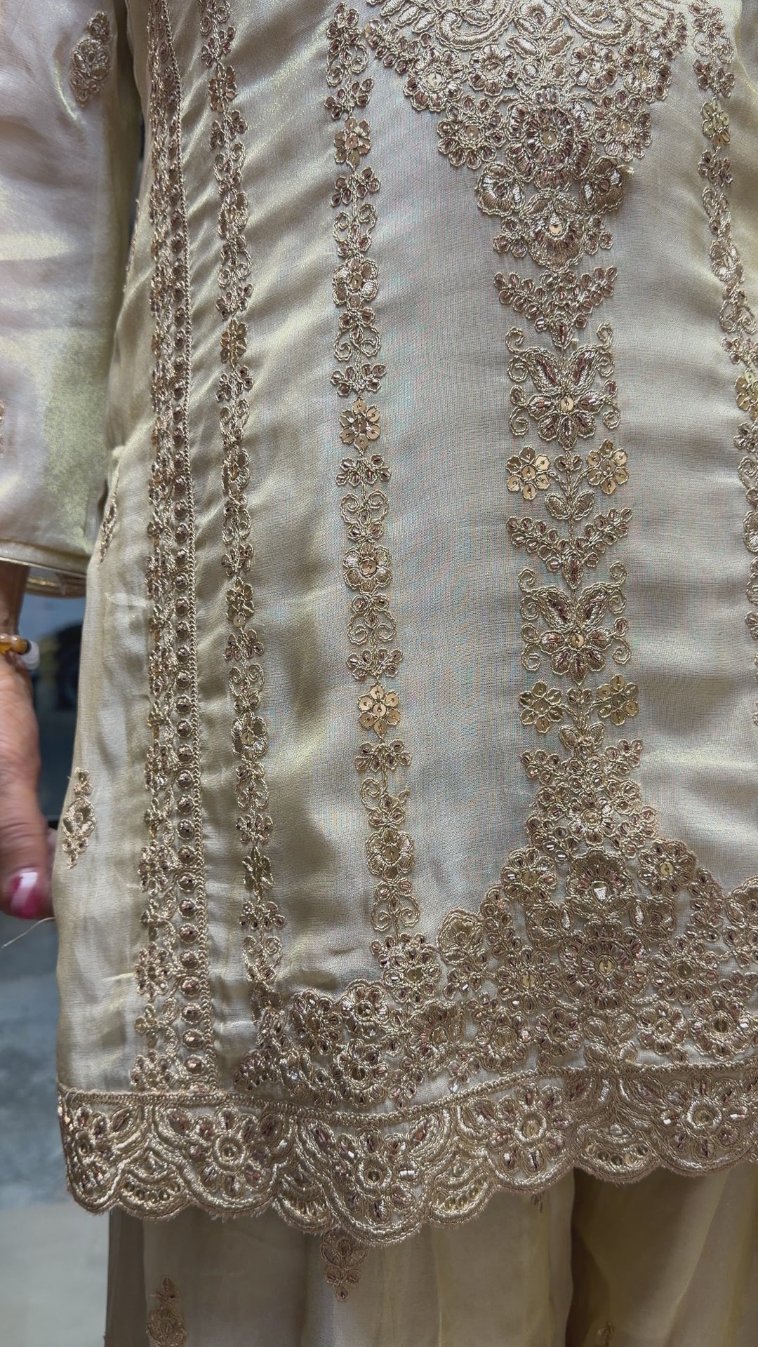 Zareeva – Tissue Zari Sharara Set