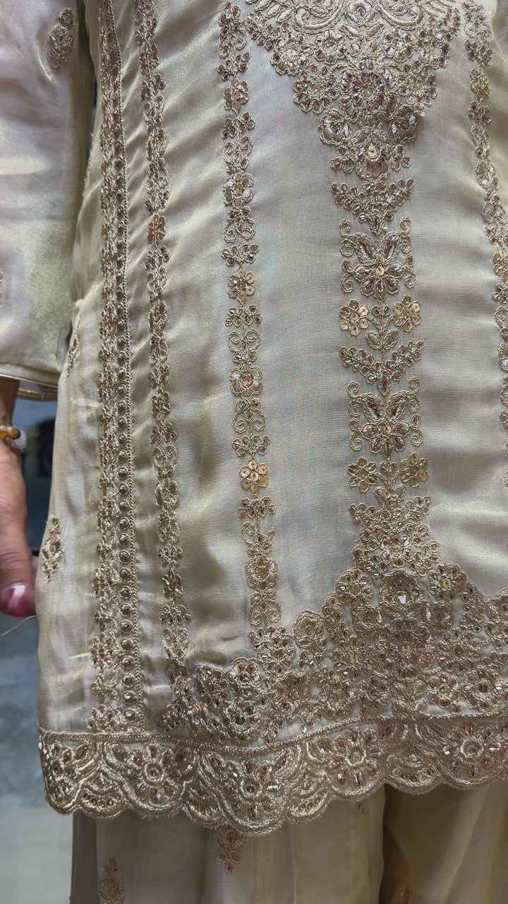 Zareeva – Tissue Zari Sharara Set
