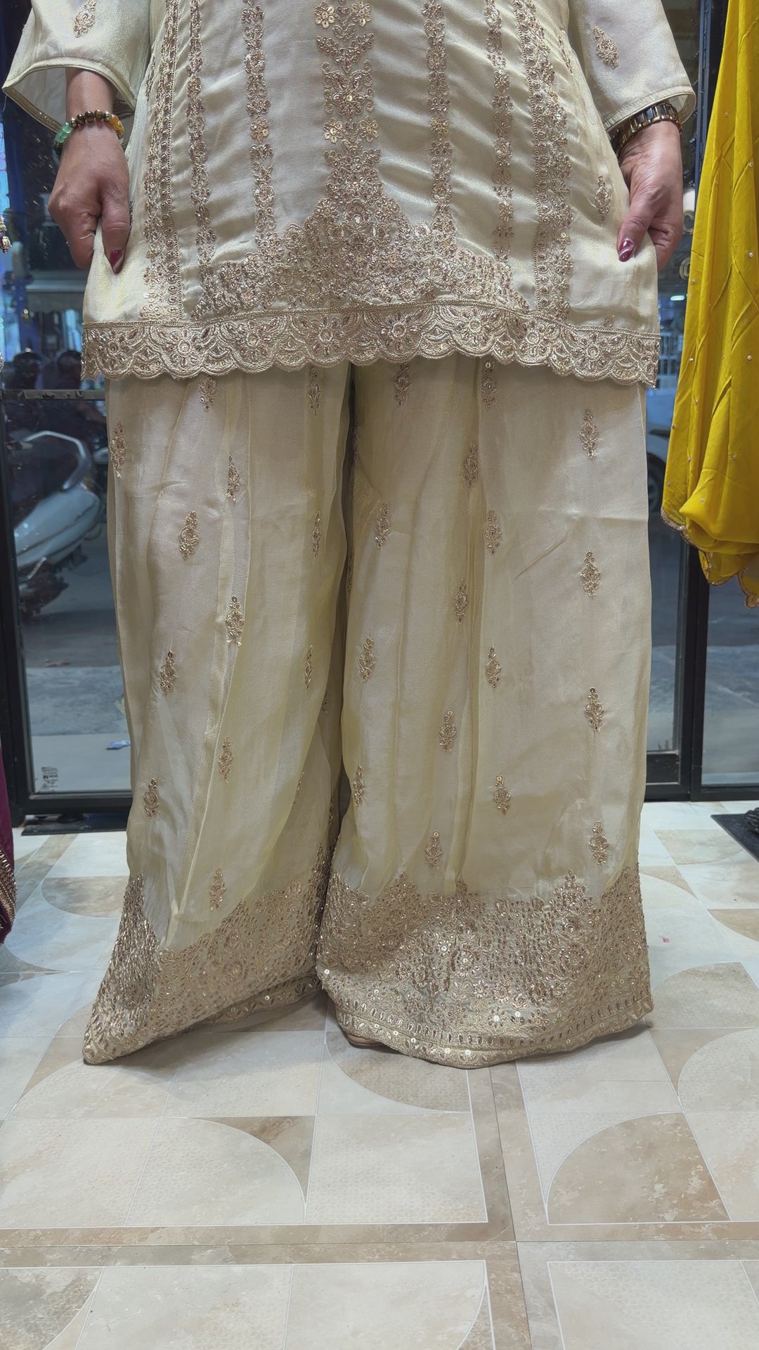 Zareeva – Tissue Zari Sharara Set